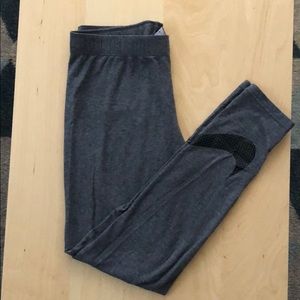 Gray cotton Nike leggings